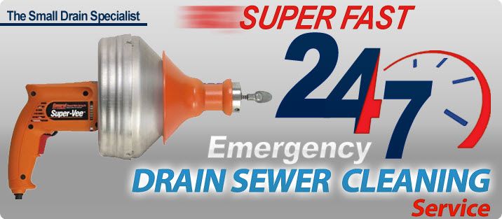 Super Fast Emergency Drain Sewer Cleaning Service